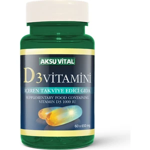 Aksu Vital  Shiffahome Vitamin D3 60 Softjel