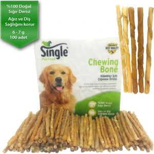 Kemik Burgu Çubuk Naturel 12 cm 6 gr 100 Lü