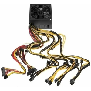Hi Port Maxpower 2000W 1x 20+4pin 3x Ide 6x Sata 16X 6+2p Mining Psu