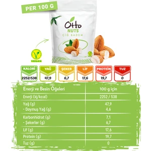 Nuts Vegan Çiğ Badem 150 g