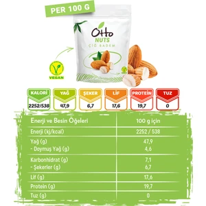 Nuts Vegan Çiğ Badem 40 g