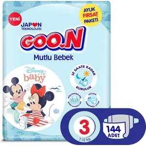 Bebek Bezi Mutlu Bebek Jumbo Paket 3 Beden 36 Lı x 4 Adet