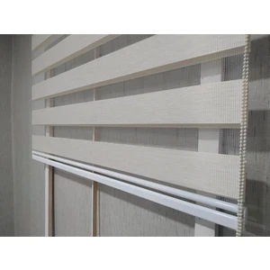 Story Perde Soft Bamboo Krem-2 Zebra Perde (Düz)