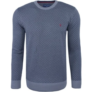 Regular Fit Gri Erkek Pamuklu Düz Triko Kazak, OT-KZK-20010