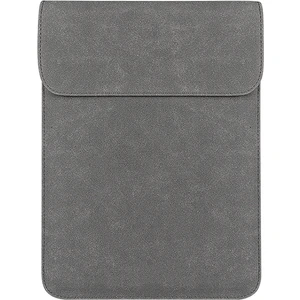 Unisex Ultra-Ince Astarlı Koruyucu Deri Laptop Çantası 15.4 Inç (Yurt Dışından)