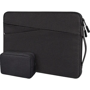 2 Adet Unisex Deri Koruyucu Laptop Çantası 13.3 Inç (Yurt Dışından)