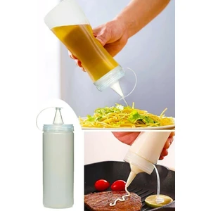 Pratik Mağazam  Masterchef 3 Adet Yağdanlık Sos ve Sirkelik 400 ml. Kapaklı Sos Şişesi