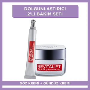 L'Oréal Paris Paris Revitalift Filler Gündüz Kremi 50Ml + Göz Kremi 15Ml