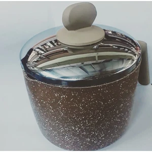 Döküm Granit Kapaklı Sütlük 1 Litre