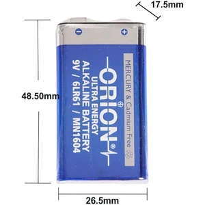 9V Alkalin Pil