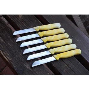  Solingen Meyve Sebze Bıçağı 6 Adet Mermer Desen  (1.kalite,tırtıklı)