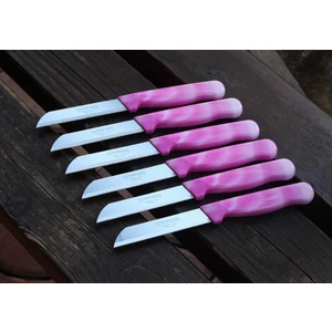  Solingen Meyve Sebze Bıçağı 12 Adet Mermer Desen  (1.kalite,tırtıklı)