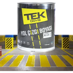 Tek Boya Yol Çizgi Asfalt Boyası 3 kg Sarı