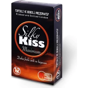 Silky Kiss Maximum Tırtıklı ve Benekli Prezervatif