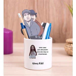 Hediye Dükkanı Kişiye Özel Sen Onu Da Soğutursun Esprili Seramik Kalemlik
