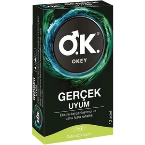 Okey Gerçek Uyum 12'li Prezervatif