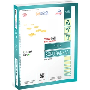 ÜçDörtBeş Yayınları 2022 AYT Fizik Soru Bankası