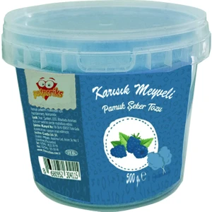 Hazır Mavi Renkli Pamuk Şeker Toz Şekeri 500 gr