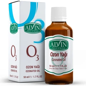 Ozon Yağı, Ozonlanmış Zeytinyağı, Soğuk Sıkım, %100 Saf ve Doğal, 50 ml