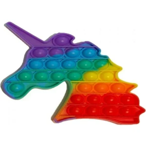 Popitson Pop It Fidget Push It Bubble Renkli Unıcorn Popit