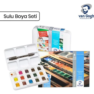 Van Gogh Talens Van Gogh Sulu Boya Seti 12+3 Defter