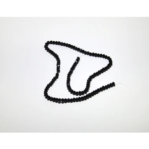 Dizili Kristal Boncuk  3 mm ( Siyah Renk )