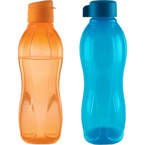 Eko Şişe Suluk 750 ml Turuncu Mavi 2'li Set