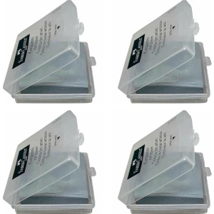 Plastik Kutulu Çizim Hamur Silgi Gri 4'lü