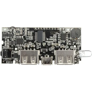 Sanec Çift USB Çıkışlı Powerbank Şarj Modülü (2.1A ve 1A Çıkışlı) Ekran