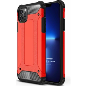Apple iPhone 13 Pro Max Kılıf Rugged Armor Kırmızı