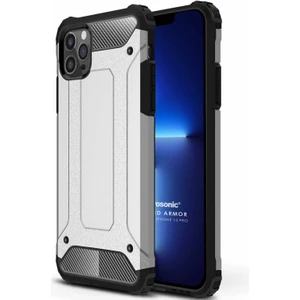 Apple iPhone 13 Pro Kılıf Rugged Armor Gümüş
