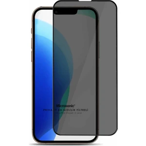Apple iPhone 13 Mini Privacy 5d Gizlilik Filtreli Cam Ekran Koruyucu Siyah
