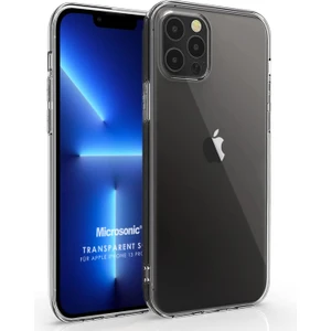 Apple iPhone 13 Pro Max Kılıf Transparent Soft Beyaz