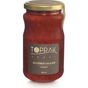 Toprak Doğal Acı Biber Salçası 800 G Kahramanmaraş