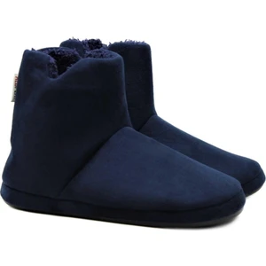 Erkek Kışlık Panduf Ev Botu Düz Süet