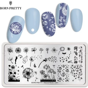 Born Pretty Metal Stampa Tabakası Natural World BP-L001 (48707)