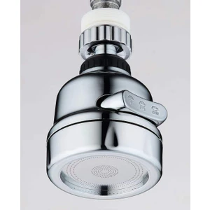 Tasarruflu Oynar Başlık Tazyikli Krom Eviye Musluk Spiral Batarya Ucu 3 Fonksiyonlu Musluk B