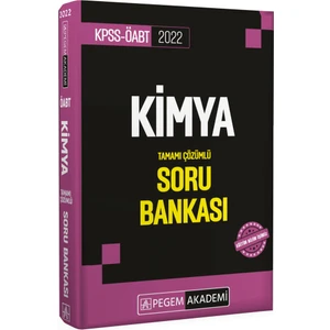 Pegem Akademi Yayıncılık 2022 KPSS ÖABT Kimya Tamamı Çözümlü Soru Bankası