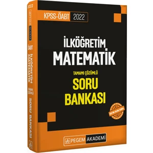 Pegem Akademi Yayıncılık 2022 KPSS ÖABT İlköğretim Matematik Soru Bankası