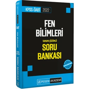 Pegem Akademi Yayıncılık 2022 KPSS ÖABT Fen Bilimleri Fen ve Teknoloji Soru Bankası