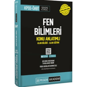 Pegem Akademi Yayıncılık 2022 KPSS ÖABT Fen ve Teknoloji Konu Anlatımlı