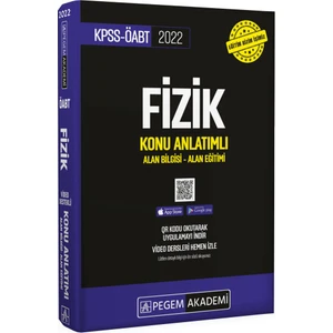 Pegem Akademi Yayıncılık 2022 KPSS ÖABT Fizik Konu Anlatımlı