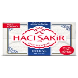 Hacı Şakir Doğal Beyaz Kalıp Sabun 4X150 G