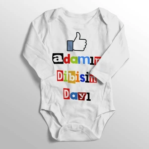 Bebek Adamın Dibisin Dayı Baskılı Zıbın