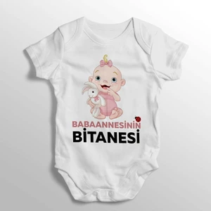 Babaannesinin Bitanesi Yazılı Baskılı Bebek Zıbını