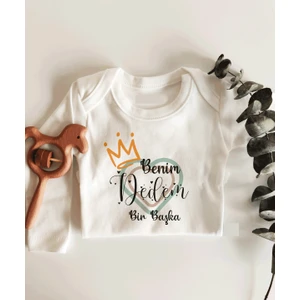 Benim Dedem Bir Başka Uzun Kol Çıtçıtlı Organik Bebek Body