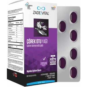 Zade Vital Çörek Otu Yağı 30 Yumuşak Kapsül