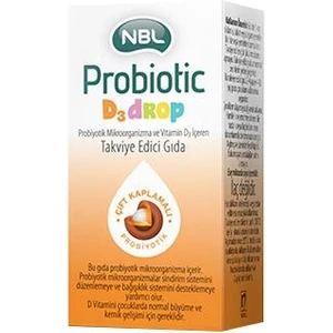 Nbl Probiotic D3drop Takviye Edici Gıda 7.5 Ml