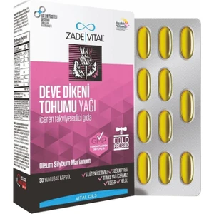 Zade Vital Deve Dikeni Tohumu Yağı 30 Yumuşak Kapsül
