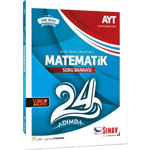 Sınav Yayınları AYT Matematik 24 Adımda Konu Anlatımlı Soru Bankası